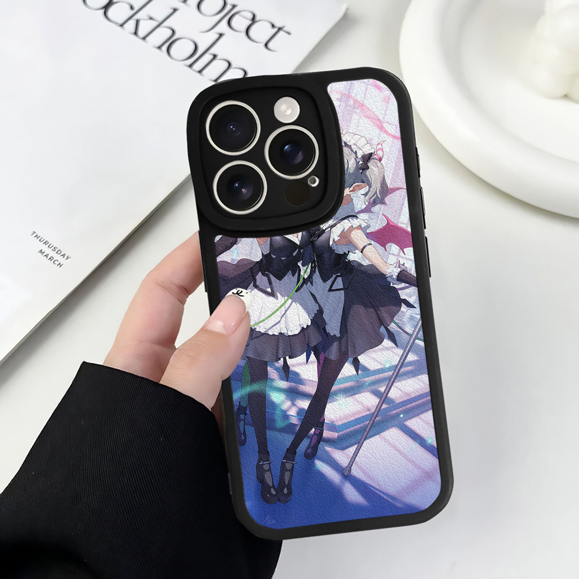 （画像用） 遊☆戯☆王 Yu-Gi-Oh! 【iPhone 16シリーズ対応】シリコンスマホケース（レザー調） 材質：シリコン